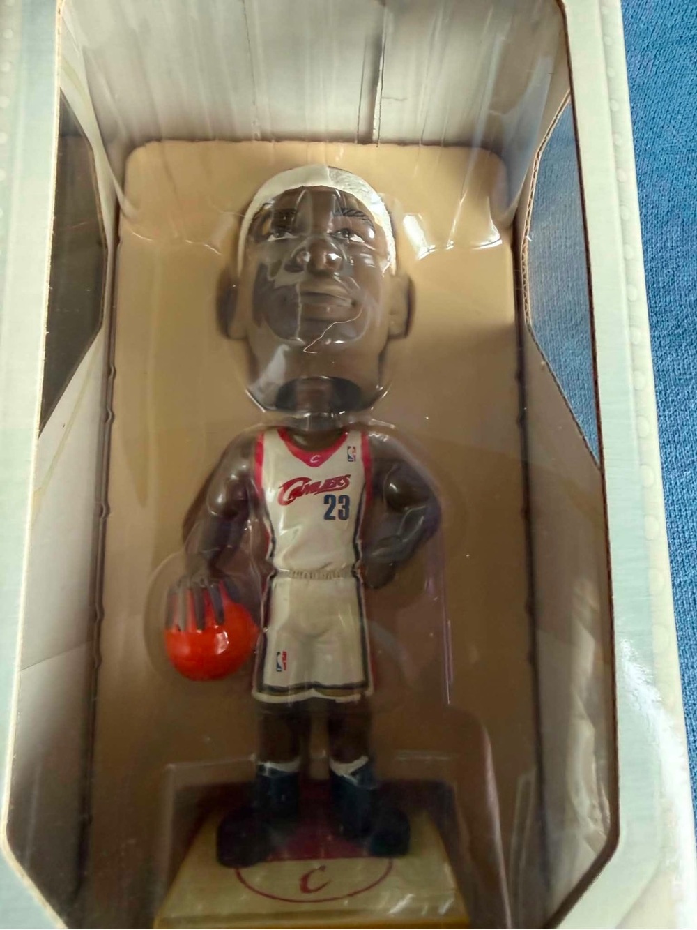 LeBron James Cavaliers #23 Bobblehead - White & Red Jersey